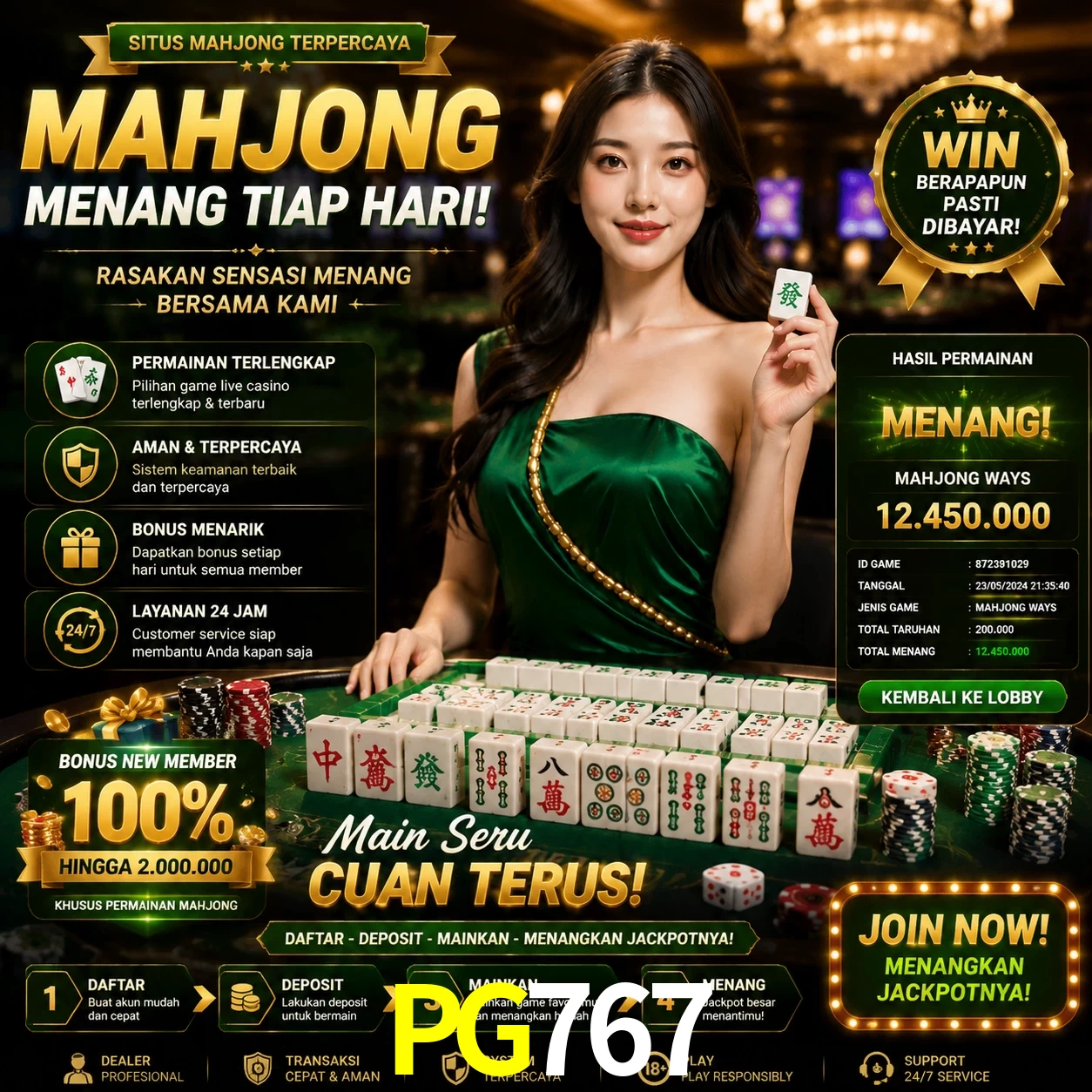 Cashback VIP PG767 - reembolso semanal